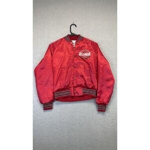 St Louis Cardinals Jacket Youth Large 14/16 Red‎ MLB Baseball Satin Bomber Retro